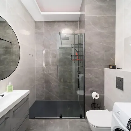 Ans Hanza Tower 17th Floor With View, Swimming Pool Area With Saunas, Viewing Terrace Lägenhet Szczecin