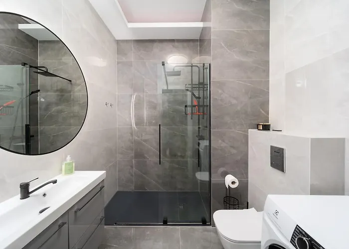 Ans Hanza Tower 17th Floor With View, Swimming Pool Area With Saunas, Viewing Terrace Appartement Szczecin